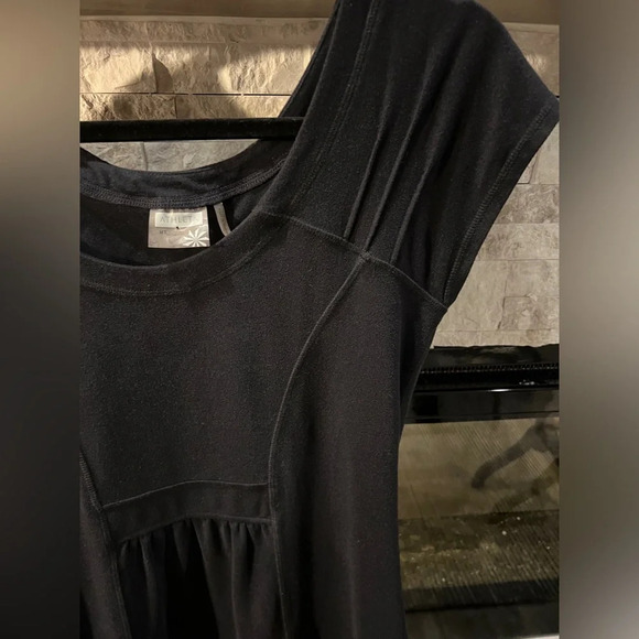 Athleta size Medium Tall Black Slipon dress - Picture 4 of 9